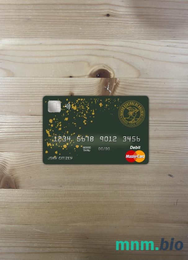 Bolivia Banco central de Bolivia bank master card wygląd fotograficzny skan PSD + zdjęcie